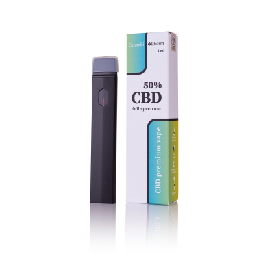Vape Premium CBD 50% pełne spektrum kannabinoidów