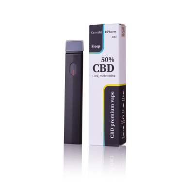 Vape Premium CBD 50% CBN pełne spektrum kannabinoidów