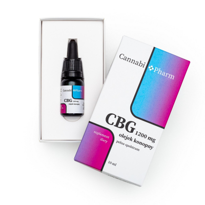 Olejek konopny CBG 12% opakowanie full spectrum