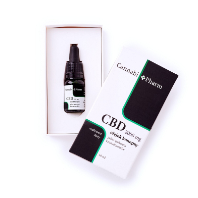 Olejek konopny CBD 20% opakowanie full spectrum