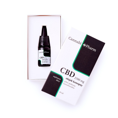 Olejek konopny CBD 25% opakowanie full spectrum